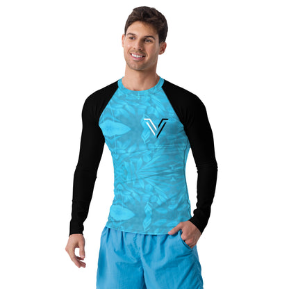 Blue Leaf Men's Rash Guard